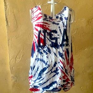 Tye dye USA shirt